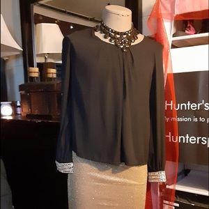Women Akira bezel sleeve shirt